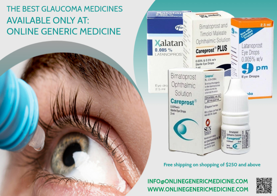 Glaucoma medication | available at attractive prices | OnlineGenericMedicine