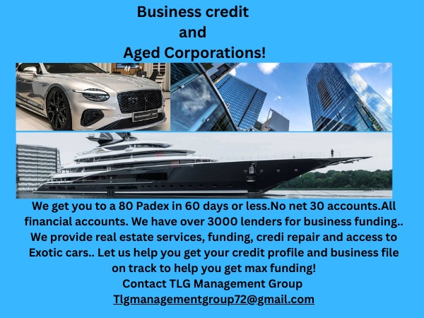 Business credit and Aged Corporations!